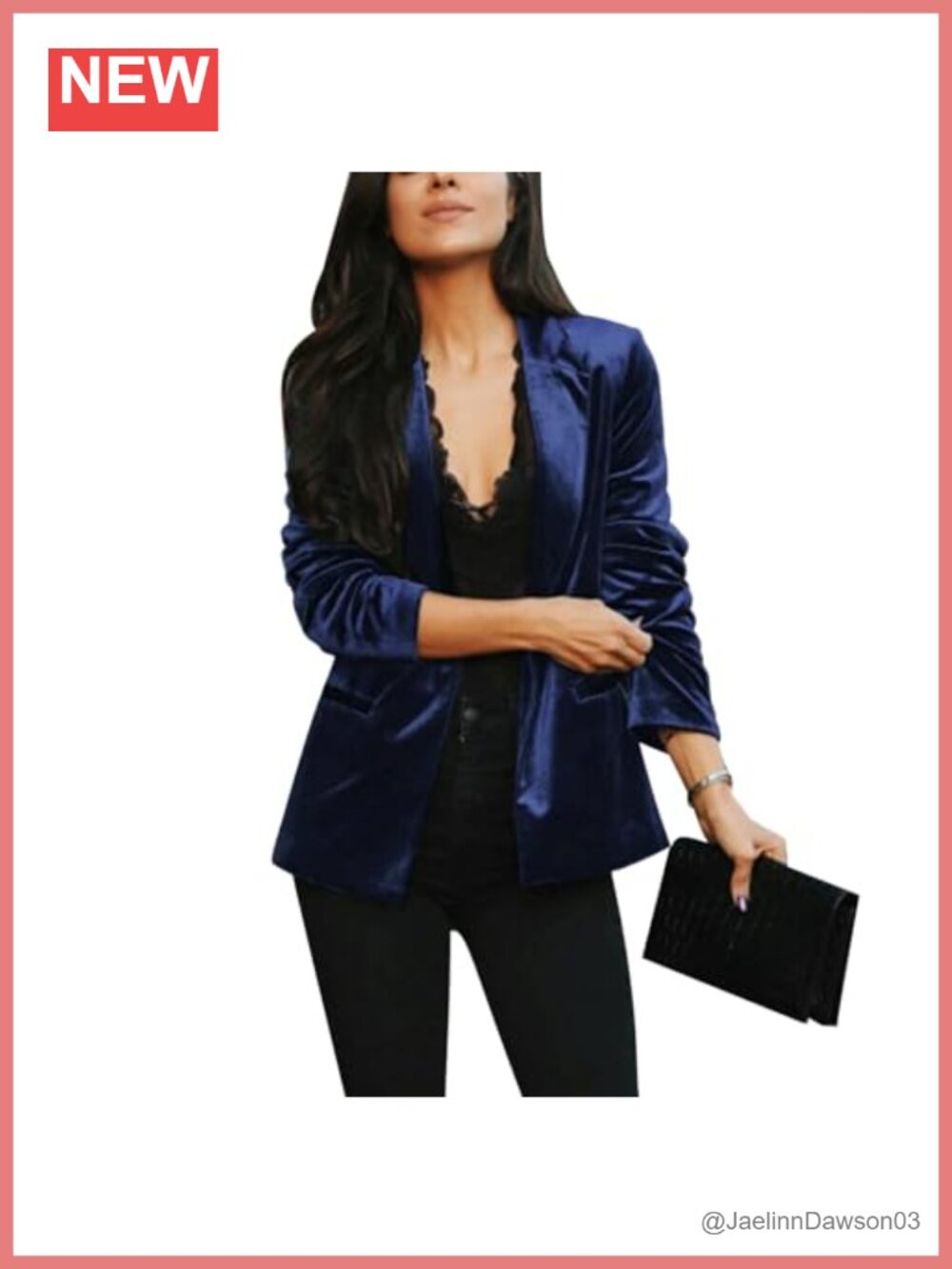 Velvet Blazer Suit Jacket Notch Lapel Button Front Work Office Tailored